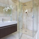 stylowa szklana kabina prysznicowa do łazienki
