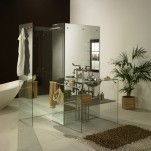 kabina prysznicowa ze szkła nowoczesna łazienka